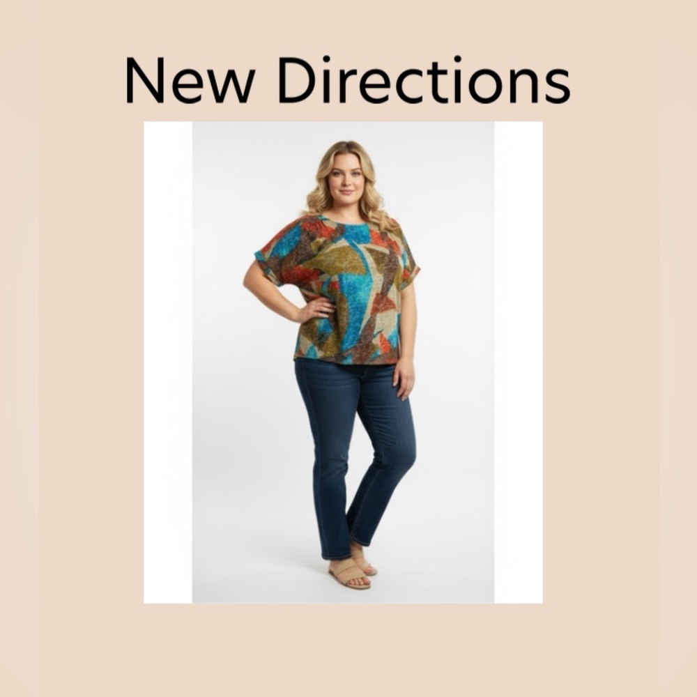 Women’s Short Sleeve Casual Top Size 2X